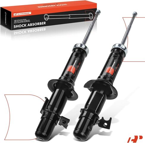 A-Premium Front Pair (2) Shock Struts Absorber Compatible with Honda Civic CRX 1988-1991 & Acura Integra 1990-1993, Driver and Passenger Side in Saudi Arabia