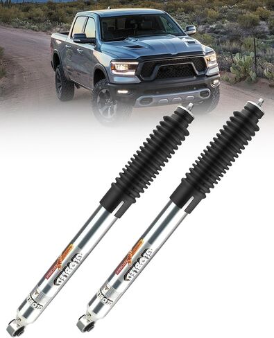 Heavy Duty Shock Absorbers Front Strut Assembly With 0"-1.5" Lift Supperfted Zin-Plated Monotube Gas Shock Absorber Compatible With 2021-2024 Chevrolet Silverado/GMC Sierra 2500/3500 HD -2pcs in Kuwait