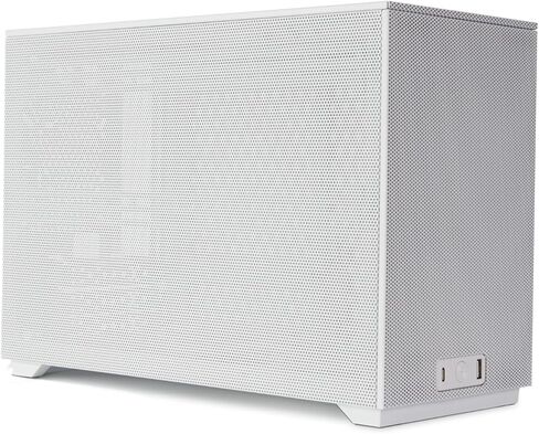 حافظة SSUPD Meshroom D Mini-ITX صغيرة الحجم (SFF) - لوحة جانبية شبكية كاملة - إمكانية الوصول بدون أدوات وسهولة (أسود فحمي) in Kuwait