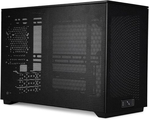 SSUPD Meshroom D Mini-ITX Small Form Factor (SFF) Case - Full Mesh Side Panel - Tool-Free and Easy Accessibility (Charcoal Black) in Saudi Arabia