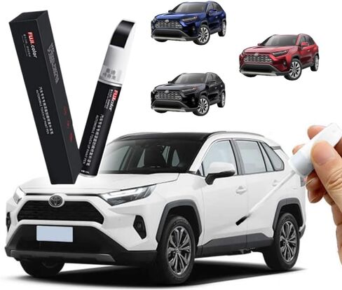 Touch Up Paint Pen For Toyota RAV4 RAV-4 accessories 2023 Easy to Repair Small Scratched Water Spots Anti-rust Car Paint Pen Auto Paint Scratch Remover (Super White) in Kuwait