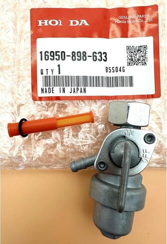 Genuine 16950-898-633 Fuel Petcock Assy for Honda G100 G150 G200 G300 G400 Em2500 Es3500 in Saudi Arabia