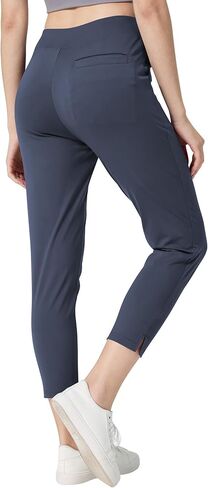 Athlemon Women's Petite Ankle Pants, 25"/27" Inseam Stretchy Pull-On 7/8 Athleisure Pants for Casual, Work, Travel and Golf in Saudi Arabia