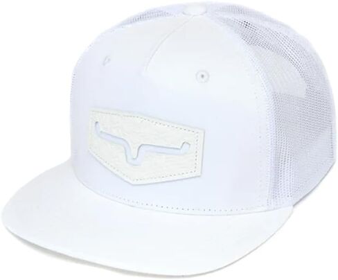 Kimes Ranch Arbor High Profile Flat Bill Hat with Leather Debossed Patch in Saudi Arabia