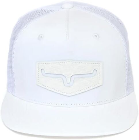 Kimes Ranch Arbor High Profile Flat Bill Hat with Leather Debossed Patch in Saudi Arabia