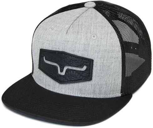 Kimes Ranch Arbor High Profile Flat Bill Hat with Leather Debossed Patch in Saudi Arabia