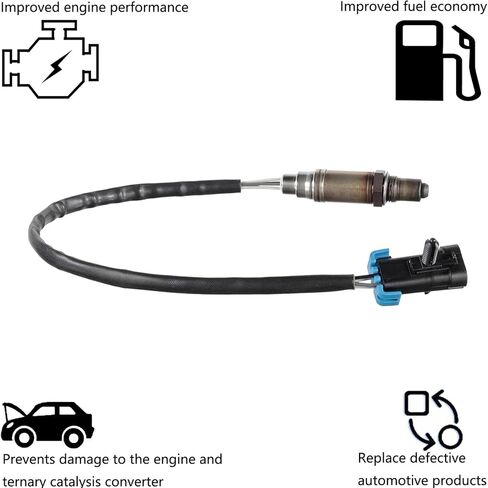 4 Pcs Upstream & Downstream O2 Oxygen Sensors, Compatible with Chevy 2013-2015 Silverado 2500/3500 HD, GMC Sierra 2500/3500 HD in Kuwait