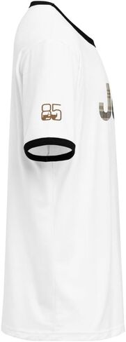 Jeep 85th Anniversary Ringer T-Shirt Plaid Logo - Officially Licensed Merchandise in Saudi Arabia