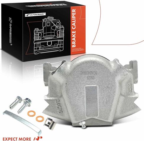 A-Premium Disc Brake Caliper Assembly Without Bracket Compatible with Ford F-100, F-250, F-150, E-100 Econoline, E-150 Econoline, E-100 E-150 Econoline Club Wagon, Bronco - Front Left Driver Side in Saudi Arabia