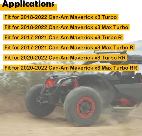 3-Pack Iridium Spark Plugs Compatible with Can-Am Maverick X3 Turbo 2017-2022, Replaces NGK 90526 LMAR9AI-8D, 415130363, 715900492 in Kuwait