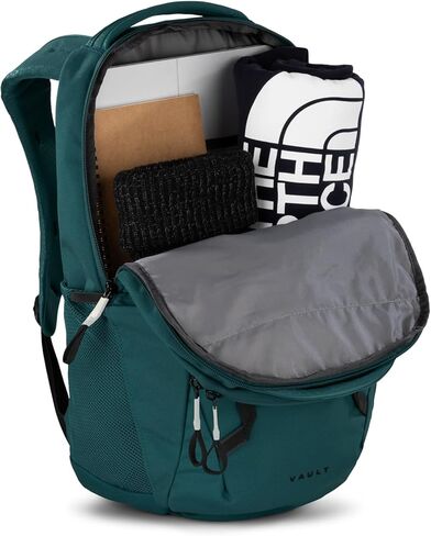 The North Face Vault Everyday Laptop Backpack - PFAS Free, Deep Nori/TNF Black, One Size in Kuwait