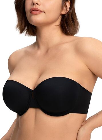 HSIA حمالات صدر بدون حمالات للنساء، صدر كبير، مشد صغير مريح، تغطية كاملة، حجم كبير، بوستير قابل للتحويل in Kuwait