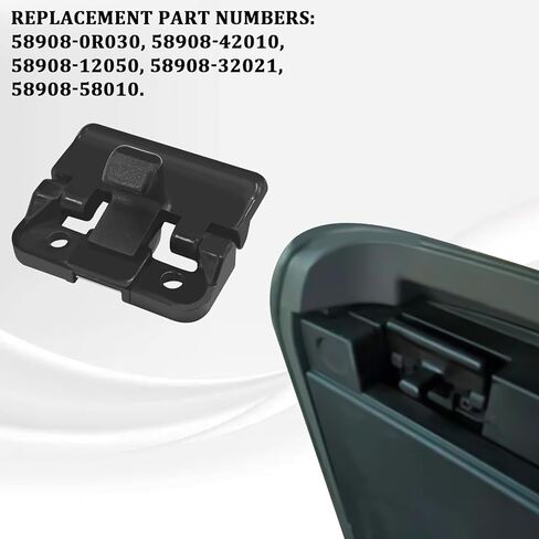 Center Console Lid Latch Lock for Toyota Lexus, Center Glove Armrest Box Buckle Replacement Compatible with 4Runner Camry XV40 RAV4 XA20 N210 ES300 ES330 LX470, Replace OEM 58908-33030 5890833030 in Kuwait