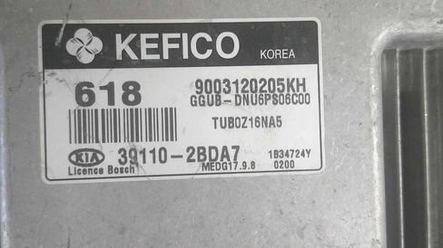 Engine ECM Control Module Compatible with Automatic Fits 12-13 Rio 39110-2BDA7 391102BDA7 in Saudi Arabia