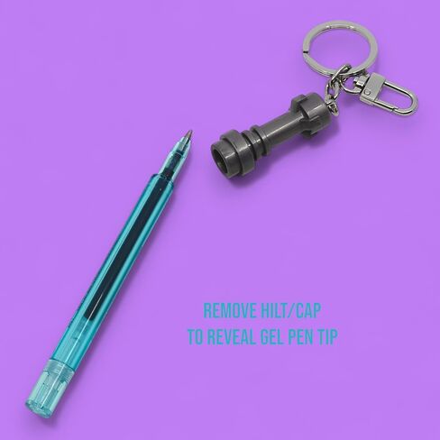 IQ LEGO Star Wars Lightsaber Gel Pen with Clip - Azur (53514), smooth writing blue ink, refillable in Saudi Arabia