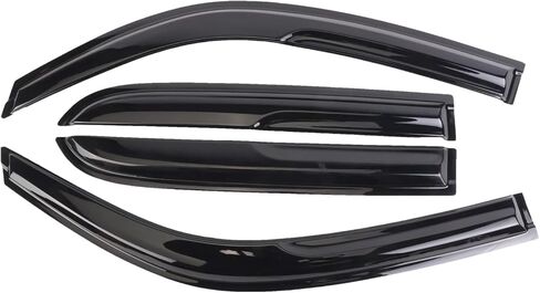Durable Window Deflector for 1996-2002 Toyota 4 Runner, Original Tape-on Window Visors, Widnow Deflector, rain Guards for Cars, Dark Smoke, 4 PCS WV94751 in Kuwait