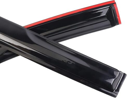 Durable Window Deflector for 1996-2002 Toyota 4 Runner, Original Tape-on Window Visors, Widnow Deflector, rain Guards for Cars, Dark Smoke, 4 PCS WV94751 in Kuwait