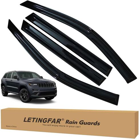 Window Visors Rain Guards for Jeep Grand Cherokee 2022 2023 2024 2025 Accessories, Wind Deflectors Vent Shades for Jeep Grand Cherokee in Saudi Arabia