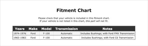 Automatic Transmission Extension Housing Seal Kit Compatible With Ford F-100 Automatic Transmission 1983 1982 1981 1980 1979 1978 1977 1976 1975 1974 1973 1972 1971 1970 1969 1968 1967 1966 P-3467965 in Saudi Arabia