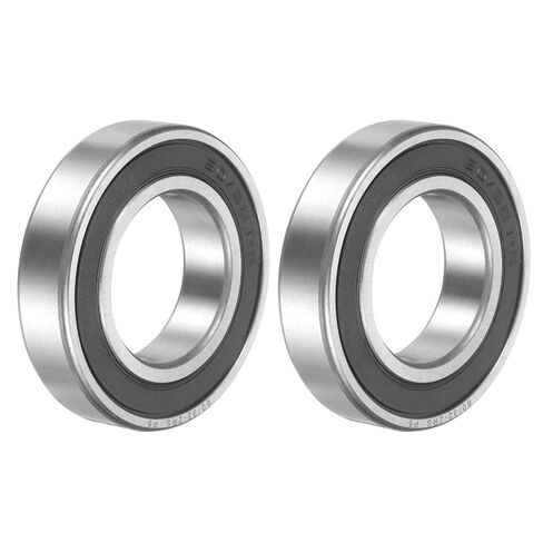 uxcell 62/28-2RS Deep Groove Ball Bearing, 28 x 58 x 16mm Chrome Steel Bearing, Double Rubber Sealed (ABEC 5, ZV4) in Saudi Arabia