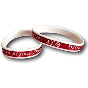 New Classic! Delta Sigma Theta Silicone Bracelet in Kuwait
