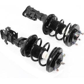 زوج من الدعامات الأمامية الكاملة مع مجموعة نوابض لولبية 172186 172185 بديلة لـ 2003 2004 2005 Honda Civic 1.7L نماذج الغاز فقط ممتص الصدمات مجموعة من 2 in Kuwait