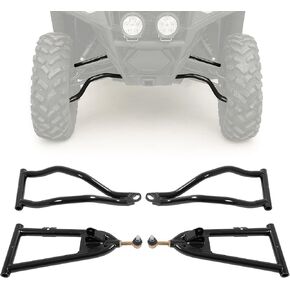 High Clearance 1.5" Forward Offset A Arms Compatible with Polaris 2009-2014 RZR S 800, 2010-2014 RZR 4 800 UTV Control Arm Fit Up To 30" Tire Steel Powder Coated Black in Kuwait