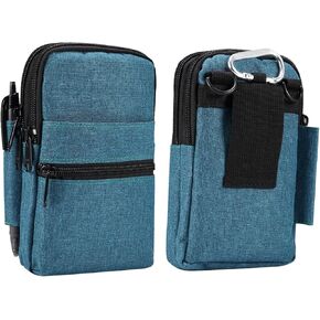 Mobile Phone Shoulder Bag Mens Small, Waist Belt Pouch Zipper Sling Chest Bag Crossbody Messenger Bag Belt Clip Holster in Saudi Arabia