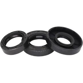 TC TG4 20/21/22mm ID Black Nitrile Rubber NBR Grooved Lip Spring Gasket Ring Radial Shaft Skeleton Oil Seal(10Pieces 21x40x7) in Kuwait