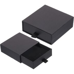 uxcell 2Pcs Cardboard Jewelry Gift Boxes, 3.5 x 3.5 Inch Jewelry Display Boxes Bulk Sponge Filled Small Jewelry Boxes for Bracelets Earrings Necklaces Jewelry Gift (Light Purple) in Saudi Arabia