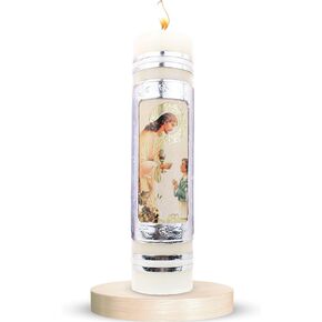 شمعة المناولة الأولى الأصلية التي صنعها حرفيون مكسيكيون في لا فيلا دي غوادالوبي | Vela de Primera comunion para niño o niña | Vela para Primera comunion para niña | مجموعة شموع المناولة الأولى in Kuwait