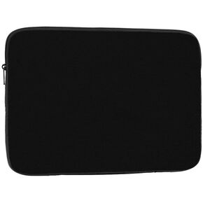 حقيبة كمبيوتر محمول مخصصة مع صورة، غطاء كمبيوتر محمول بسحاب شخصي، حقيبة كمبيوتر محمول صمم صورتك/النص/الشعار حقيبة مخصصة للرجال والنساء، PureBlack-13 بوصة in Kuwait