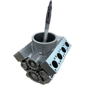 1pc V8 Engine Model Car Pen Holder | Automotive Desk Organizer | Distinctive Presents for Car Enthusiasts & Engineers (8-Slot) in Kuwait