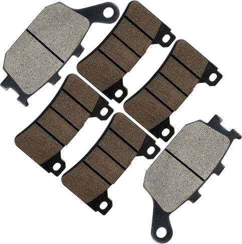 Caltric Front Rear Brake Pads Compatible with Honda Cbr1000Rr Cbr 1000Rr Cbr1000Ra Abs 2004-2005 in Saudi Arabia
