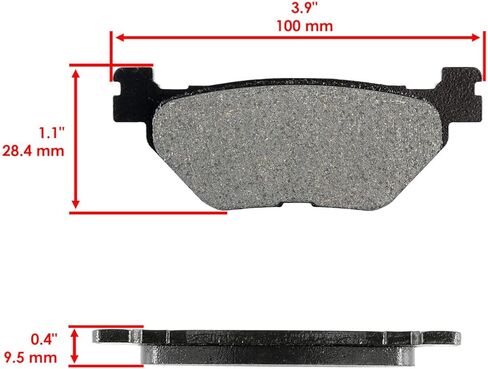 Replacement Parts for Rear Brake Pads for Yamaha Bolt XVS950 2014-2017 / Bolt R-Spec XVS950 2014-2016 Mod-BP8-1663 in Saudi Arabia