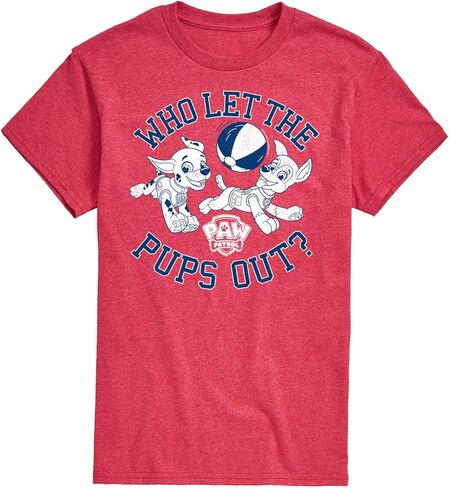 ملابس HYBRID - Paw Patrol - Who Let The Pups Out - تي شيرت برسومات للرجال بأكمام قصيرة in Kuwait