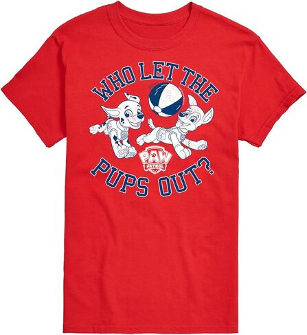 HYBRID APPAREL - Paw Patrol - Who Let The Pups Out - Men's Short Sleeve Graphic T-Shirt in Saudi Arabia