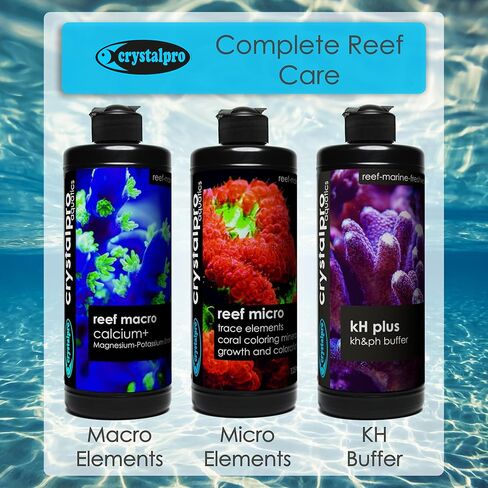 ألوان الشعاب المرجانية 4.22 أوقية إضافات معدنية للتلوين المرجاني لأحواض السمك المرجانية - للنمو الصحي وتلوين الشعاب المرجانية واللافقاريات - تعالج 3300 جالون in Kuwait