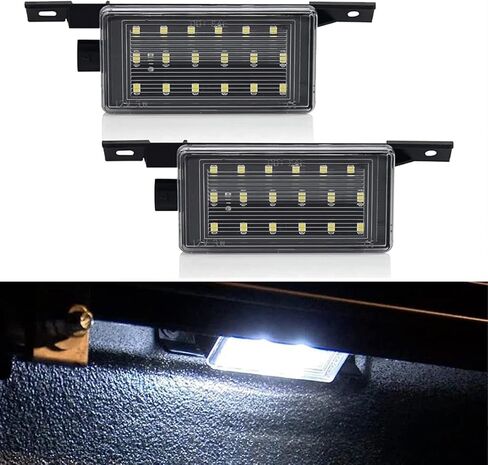 LED Truck Bed Light Compatible With Chevy Silverado GMC Sierra 1500 2500HD 3500HD Rear Cargo Lamp Assembly Replacement, 18SMD 6000K White LED Cargo Area Lights Pack of 2 in Saudi Arabia