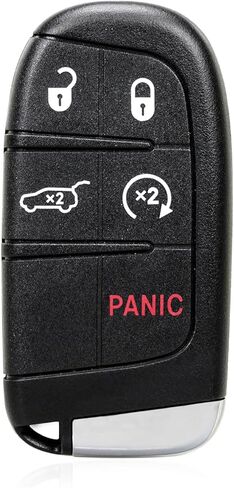 Fits for Jeep Compass 2017 2018 2019 2020 2021 Key Fob M3N-40821302 433MHz 5 Buttons in Kuwait