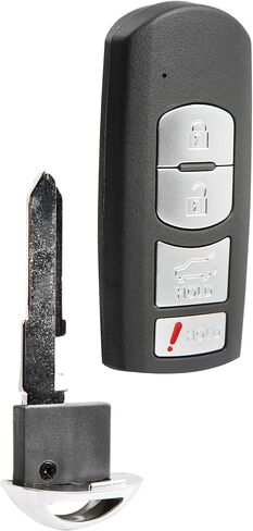 2X USARemote Keyless Entry Remote Key Fob 4-Button Replacement for 2016 2017 2018 2019 Mazda CX-5 CX-9 (WAZSKE13D02, TKY2-67-5DY) in Saudi Arabia