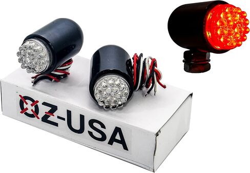 OZ-USA كروم ضباب عالي الكثافة LED ضوء مخصص Chopper Cruiser CVO Touring Classic Driving 6000k Xl in Kuwait