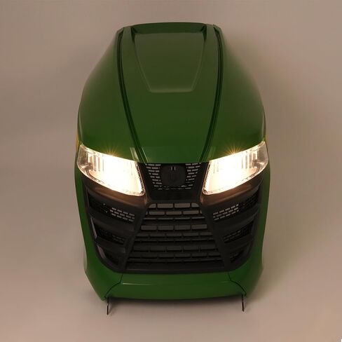 HECASA Complete Hood Kit Hood Side Panel Upper Hood Front Grille w/Headlight Compatible with John Deere X300 X304 X310 X320 X350 X370 X384 X394 Replacement for AUC13489 AUC13490 M168883 M168888 in Kuwait