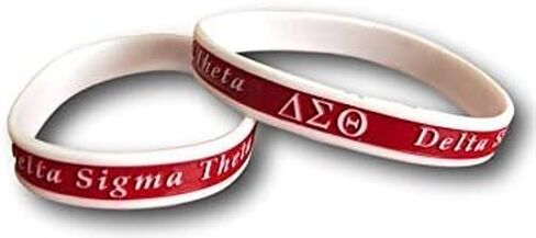 New Classic! Delta Sigma Theta Silicone Bracelet in Kuwait