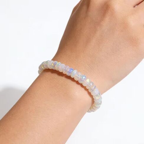 Natural Ethiopian Bracelet, for Menopause Jewelry Gift-Beaded Stretch Cord Design-for Everyday Wear, Travel, Colorful in Saudi Arabia