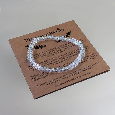 Natural Ethiopian Bracelet, for Menopause Jewelry Gift-Beaded Stretch Cord Design-for Everyday Wear, Travel, Colorful in Saudi Arabia