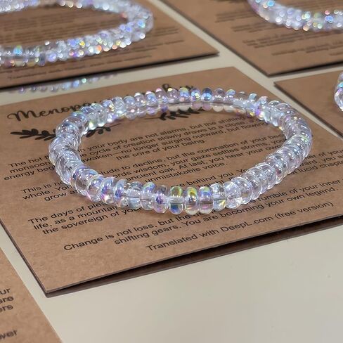 Natural Ethiopian Bracelet, for Menopause Jewelry Gift-Beaded Stretch Cord Design-for Everyday Wear, Travel, Colorful in Saudi Arabia