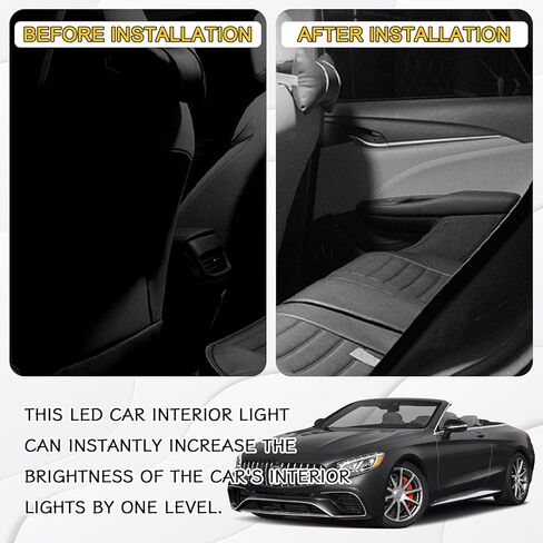 24PCS LED Interior Car Lights, Interior Car Lights Dome Light Set T10 31 mm 42 mm Replacement Bulbs for Top Map Dome Tail Cab Lights and License Plate Courtesy Lights Accessories (Red) in Saudi Arabia