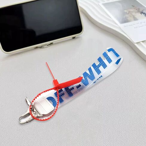 OFF Classic Keychain, Fashionable Versatile Lanyard,Blue Wristlet Keychain for Women & Men, Ideal for Hanging Keys, Wallets & Jeans Decoration in Kuwait