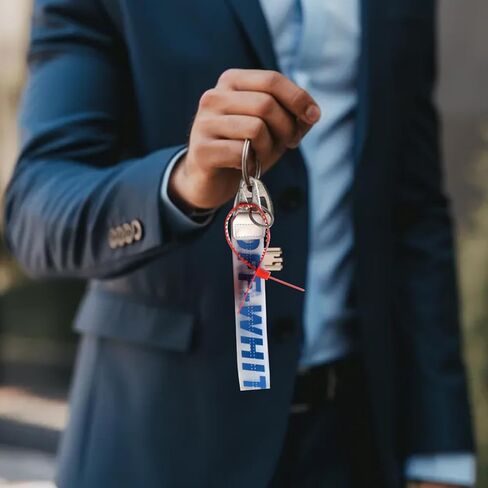 OFF Classic Keychain, Fashionable Versatile Lanyard,Blue Wristlet Keychain for Women & Men, Ideal for Hanging Keys, Wallets & Jeans Decoration in Kuwait